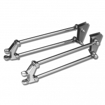 1928-31 Ford 4-Bar with 2-1/4" Batwing Vega Steer - Plain