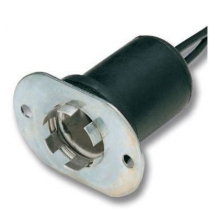 Universal Double Contact Light Socket with Watertight Boot