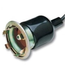 Water Resistant Single Contact Light Socket for 3/4" Hole