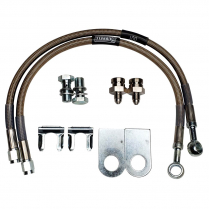 Braided SS Mustang II & Lincoln Versailles 16" Brake Hoses