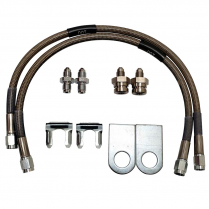 Braided Stainless Ford Rear Drum 16" Brake Hoses