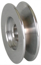 Chrome 1-Groove V-Belt Alternator Pulley