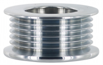 Chrome 6 Groove 2" OD Alternator Pulley