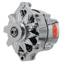 GM 10si Chrome Type V-Pulley 1 Groove 75 Amp Alternator