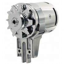 1949-53 Ford Polish PowerGEN 90A 12V Strap Mount Alternator