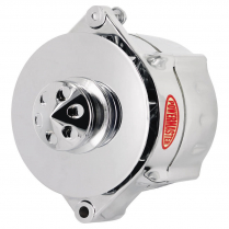 GM 12si Chrome 1-Gr 150A 1/3W Baffle/Corn Smooth Alternator