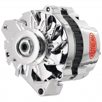 GM CS130 Chrome 1-Groove 140A LH OS 1 or 3-Wire Alternator