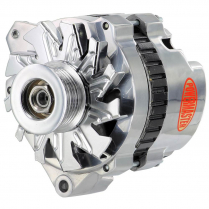 GM CS130 Polished 6-Gr Serp 140A LH O/S 1 or 3W Alternator
