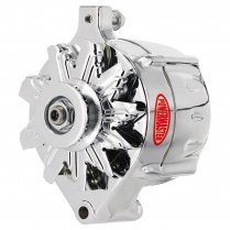 Ford Upgrade Chrome 1-Groove 100A Smooth 1-Wire Alternator