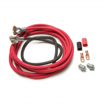 Universal Battery Cable Kit - 16 Ft Red & 3 Ft Black Cables