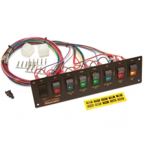 8 Switch Panel Non-Fused Dash Mount (use w/50001)