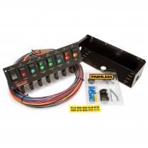 8 Switch Rocker Circuit Breaker Panel with Wire
