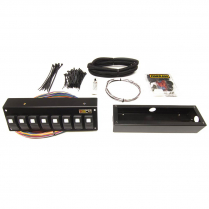 Trail Rocker 8 Rocker Switch Flanged Under Dash Mount Panel