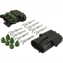 Weatherpack Kit for 3 Circuit with Male & Female Connectors