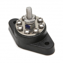 8 Point Distribution Block - Black