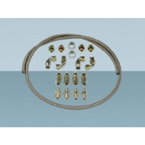 Power Steering Hose Kit GM Remote Res Pump for Use W/O Valve