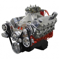 New 572 cid 745 HP BBC Dressed Crate Engine w/Pol Pulley Kit