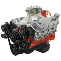 New 598 cid BBC 724HP Dressed Crate Engine w/Black Drive Kt