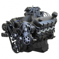 New 632 BBC 815 HP Dressed Crate Engine w/Black Drive Kt
