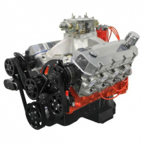 New 632 BBC 815 HP Dressed Crate Engine w/Black Drive Kt