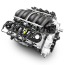 GM LS 376 cid 530 HP ProSeries Base Dressed FI Engine