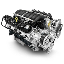 GM LS 376 cid 530 HP Pol Delx Dressed FI Engine w/Controller