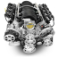 GM LS 427 cid 605 HP Pol Delx Dressed FI Engine w/Controller