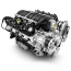 GM LS 427 cid 605 HP Pol Delx Dressed FI Engine w/Controller