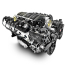 GM LS 427 cid 605 HP Blk Delx Dressed FI Engine w/Controller