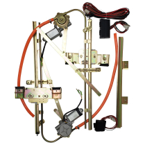Complete Power Window Kit with Wiring & Switches