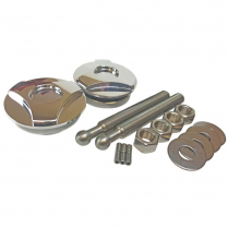 Quik-Latch Twist Lock Hood Pin System - Polished