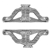 Chevy Small Block Cast Iron Headers - Plain Steel