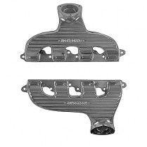 Chevy Big Block Cast Iron Headers - Silver Coated