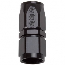 -10 AN Female Straight Full Flow Hose End Fitting - Black