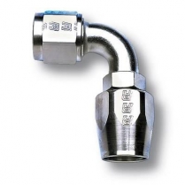 -8 AN Female 90 Degree Non Swivel Hose End Fitting - Endura