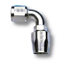 -10 AN Female 90 Degree Non Swivel Hose End Fitting - Endura