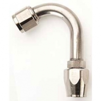-10 AN 120 Degree Non Swivel Full Flow Hose End - Endura