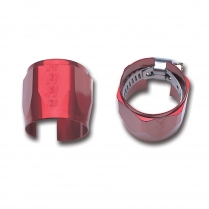 -10 AN Tube Seal Hose Clamp - Red