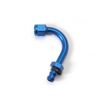 -6 AN Female Twist-Lok 120 Degree Hose End Fitting - Blue