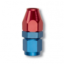 -6 AN Female Swivel Adapter, 3/8" Hose - Blue/Red