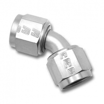 -6 AN Female to FM 45 Degree Swivel Coupler Fitting - Endura