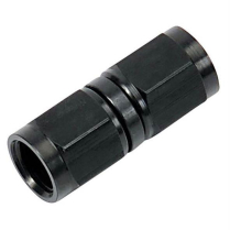 -4 AN Female to FM Straight Swivel Coupler Fitting - Black