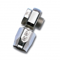 -6 AN to 9/16"-24 Single Feed Holley Banjo Fitting - Endura