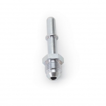 -6 AN Male x 3/8" SAE Q/D Male Adapter Fitting  - Clear Zinc