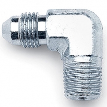 -3 AN Male to 1/8" NPT 90 Degree Adapter Fitting - Endura