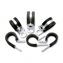 -6 AN Cushion Hose Clamps (10 Pack)