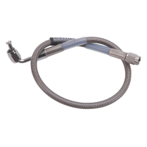 -3 AN 90 Degree to 3 AN Straight SS Brake Hose - 30" Long
