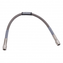 -3 AN Straight to 3 AN Straight SS Brake Hose - 9" Long