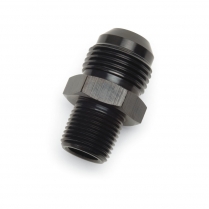 -6 AN Male to 1/8" NPT Male Straight Adapter Fitting - Black