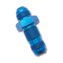 -3 AN Straight Bulkhead Union Adapter Fitting - Blue